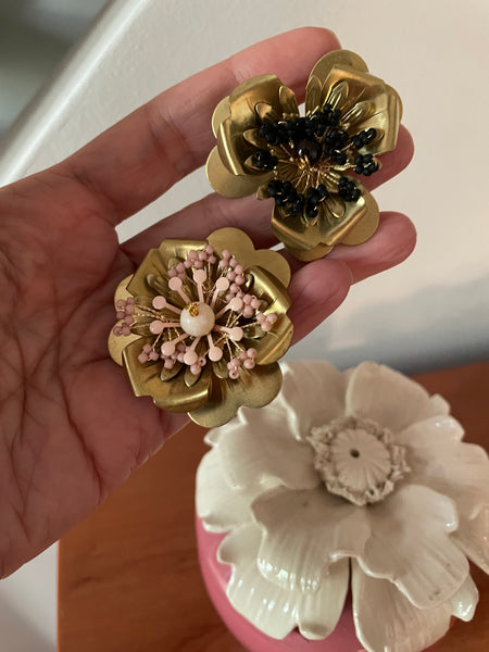 Spilla fiore e fiorellini