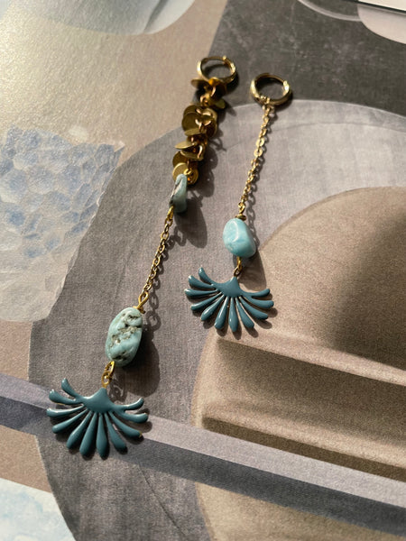 Gemelli diversi con catenina a tondi e fontanella