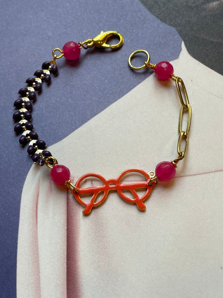 Bracciale con occhiali