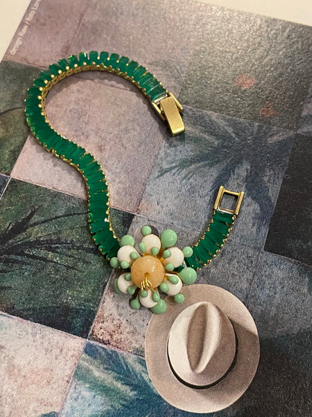 Bracciali piccoli castoni in cristallo ￼