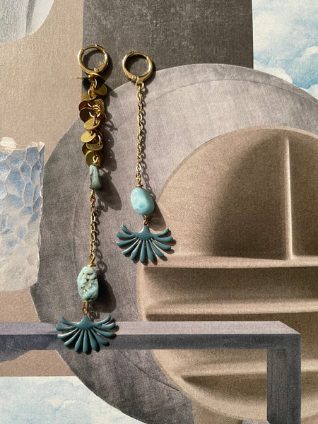 Gemelli diversi con catenina a tondi e fontanella