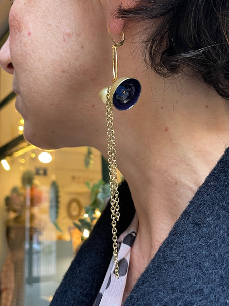 Orecchini doppio concavo grande