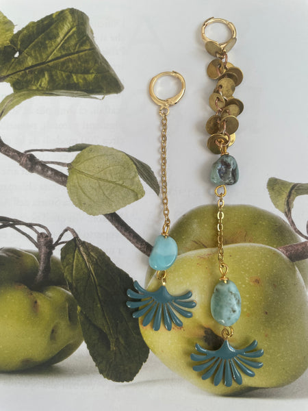 Gemelli diversi con catenina a tondi e fontanella