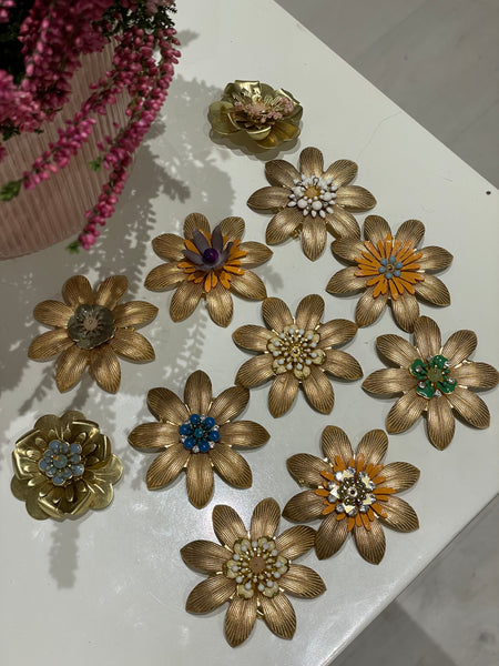 Spille fiore a otto petali