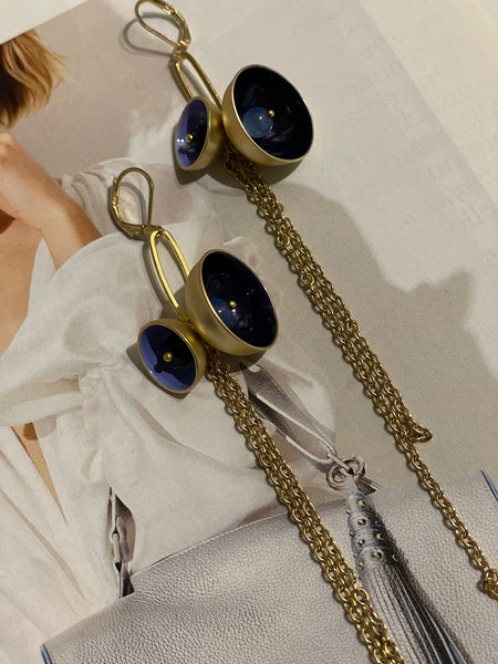 Orecchini doppio concavo grande