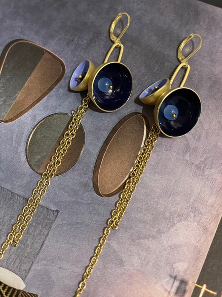 Orecchini doppio concavo grande