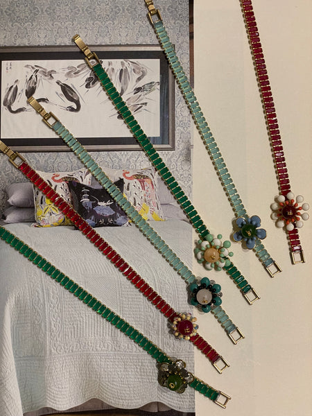Bracciali piccoli castoni in cristallo ￼