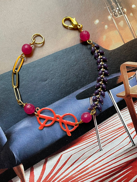 Bracciale con occhiali