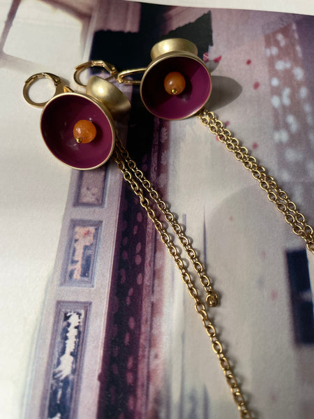 Orecchini doppio concavo grande