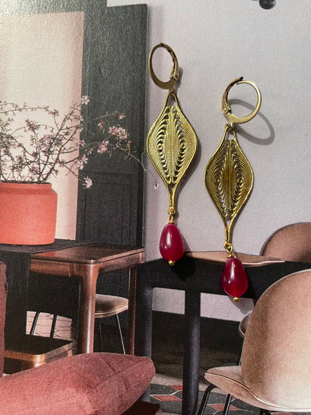 Orecchini affusolati