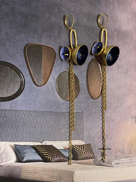 Orecchini doppio concavo grande