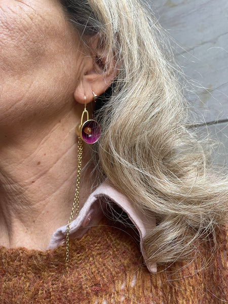 Orecchini doppio concavo grande