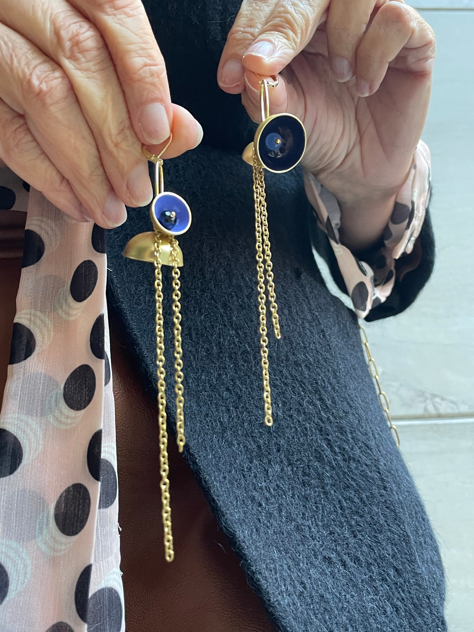 Orecchini doppio concavo grande