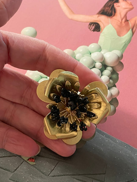 Spilla fiore e fiorellini